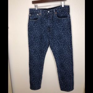 Levi's Premium Stretch Leopard Jeans 35 x 30
